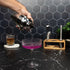 Set 4-Piece Set Premium Cocktail Shaker with Bamboo Stand, Bar Tools Kit, Stainless Steel Bartender with Shaker