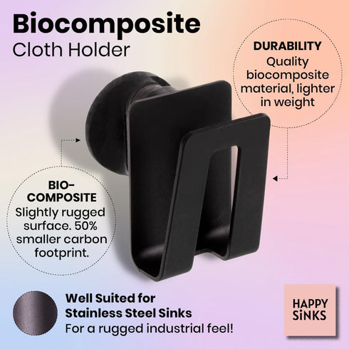 Magnetic Sponge Holder - Kitchen Sink Organizer - Ideal for Kitchen Organization & Accessories - Sink Sponge Holder