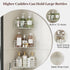 STAHLHEART 3-Pack White Shower Caddy Corner, Adhesive Shower Shelves for Inside Shower, Rustproof Bathroom Organizer