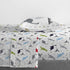 4 Set Set Jay Franco Trend Collector Dinosaur Roar Piece Toddler Bed - Includes Comforter & Sheet - Super Soft Fade