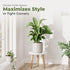 Leaf&lull Plant Stand Indoor Small Plant Table for Large Plants Wood Plant Stool Tall Plant Holder for Living Room