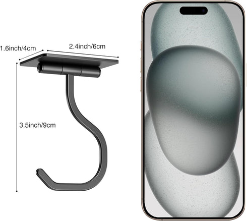 Counter, 1 Pack bussdis Banana Hook Under Cabinet - Adhesive Banana Hanger Under Metal Banana Holder Stand for Hanging