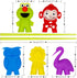 Training Chopsticks for Kids and Beginners - 5 Pairs with Attachable Learning Helper, Right or Left Handed