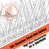 WELLUCK Bird Spikes for Small Birds - 15 Feet Anti Bird Fence Spike for Nest Prevention, Stainless Steel