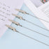 Vin Beauty 2 20 Pcs Dental Bib Clips Napkin Clip Chain Lanyard with Ball Chains Metal Bib Holder Chain Clips Reusable