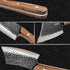 Kitory Cleaver Knife 5'' Professional Kitchen Butcher Cleaver with Anti-Slip Handle for Meat, Vegetables, Bread, Bone, High Carbon-Stainless Steel Kitchen Knife with Ergonomic Wood Handle by Kitory