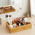 2 Pack 6 Packet, Packets Dicunoy Bamboo Tea Bag Organizers, Wood Tea Bag Storage for Drawers with Roomy Compartments