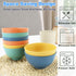 PYRMONT Wheat Straw Bowls Set of 8, 10 OZ Small Reusable Bowls for Kids, Cereal, Dessert, Snack, BPA-Free