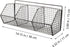 Storage Box Drain Basket Wall Shelf, Single Layer Seasoning Box Organizer for Household and Kitchen