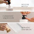 Set Set Countertop Set Luxe White Kitchen Soap Dispenser with Tray and Dish Brush, Refillable Hand and Dish Soap