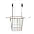 Spectrum Grid Tall Bathroom & Under Sink Organizer, Satin Nickel - Over the Cabinet Styling Station for Hair Dryer,