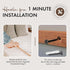 Magnetic Poster Hanger 24” Frame with Strong Magnets, Complete Hanging Kit for Posters, Art, Fits Various Sizes