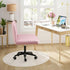 Armless YISUN Waterproof Criss Cross Chair Cover, Stretch Jacquard Chairs Slipcover Washable Removable Office Desk