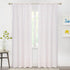 84 Inch 2 52 84 inch MYSKY HOME Pom Pom Sheer Curtains for Girls Bedroom Pink Curtains for Nursery Long Living Room