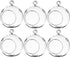 WGV Hanging Terrarium Globe, Clear Glass Vase Orb, 3" Width, 4" Height, DIY Air Succulent Planter, 6 Pieces Bulk