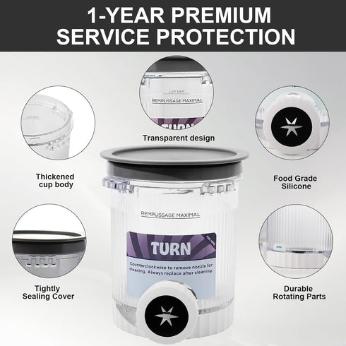 4 Pack NC700 NC701 Accessory,16oz Creami Swirl Pints and Lids for Ninja Series Creami Pint with Ice Cream Makers