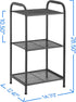 3 MAX Houser Storage Rack with Shelf,Industrial Style Extendable Plant Stand, Standing Shelf Units for Kitchen