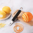 Channel Knife, 2-in-1 Stainless Steel Lemon Twist Peeler and Zester Tool for Kitchen Bar