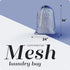 Handy Laundry Mesh Laundry Bag with Secure Drawstring Closure, Machine Washable, Durable Material for College Dorm,