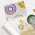 AUUXVA Hand Towels for Bathroom, Kitchen Towels, Colorful Donut Face Towel for Gym/Hotel/Spa/Salon, 30"x15"