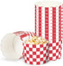 100Pcs Red Plaid Paper Baking Cups, White Red Checkered Cupcake Wrappers for Party Supplies