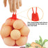 Dupiulk 20 Inch Packaging (100Pcs-Red) Reusable Mesh Produce Bags, Seafood Boil Bags for Crab Clam Shrimp Cooking