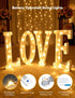 12 Pack 8 7ft 20LED Minetom Fairy Lights Battery Operated String Lights Modes, Warm White Waterproof Silver Wire