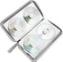 CD Case Holder, 80 Capacity Hard Plastic CD/DVD Wallet, Disc Storage Binder for Car, Home, Office, Travel (Grey)