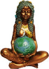 Mother Earth Statue, Fertility Nature Gaia Goddess Statue for Wiccan Altar Table Supplies