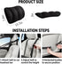 Veitail Lumbar Support Pillow for Car,Back Support for Car Seat Cushion,Adjustable Straps Securely Fixed Car Lumbar