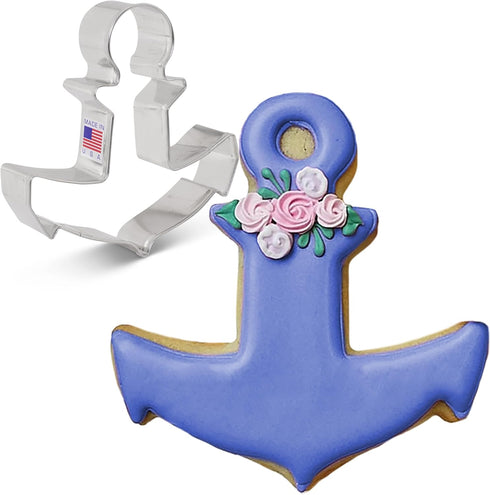 Anchor Cookie Cutter - 4.25" Made in USA by Ann Clark