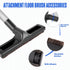 VOULLY 12" 1 1/4 inch(32mm) Attachments,360 Universal Vacuum Cleaner Floor Brush Attachments for Shark Vacuum Brush