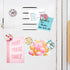 MORCART 30Pcs Flower Refrigerator Magnets, Fridge Decoration Stickers for Kitchen, Locker, Office, Dishwasher