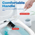 Vacplus Toilet Bowl Brush and Holder, Compact Toilet Brush for Bathroom with Holder, Quick-Dry Toilet Bowl Cleaner