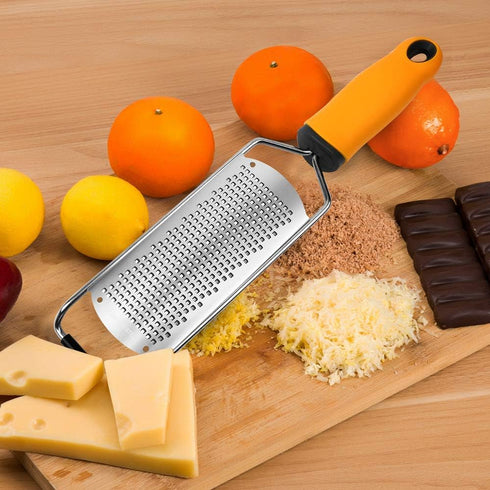 Pro Zester Grater, Lemon Parmesan Chocolate Zester with Razor-Sharp Stainless Steel Blade