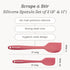 Starpack Silicone Spatula Set 'Scrape & Stir' (2 Pcs) - Heat Resistant Kitchen Spatulas 600°F - LFGB Grade Nonstick