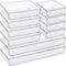 Criusia Drawer Organizer, 10 Pack Large Clear Plastic Organizers Set, Versatile Bathroom and Vanity Drawer Storage