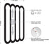 Demi's Home Adhesive Coffee Pod Holder for Nespresso Vertuo Capsules, White, Suitable for Mounting Inside/Under Cabinet