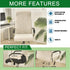 CRFATOP Office Chair Covers, Stretchable Desk Chair Cover with Zipper, Universal Rotating Computer Chair Slipcovers