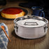 Okllen 18/8 Stainless Steel Flan Mold, 65 Oz Flan Pan with Lid and Handle for Instant Pot