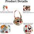 UKJENT 7 Egg Collecting Basket, Pouches Large Chicken Egg Gathering Basket, Machine Washable, Hold Different Size Eggs