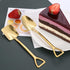 2piece Gold Shovel Shape Spoons- Stainless Steel Spoon Long Handle Coffee Ice Cream Afternoon Teaspoon for Home Kitchen