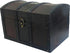 MAXFLO Handcrafted Wooden Treasure Chest - Decorative Storage Box with Lock for Home Decor