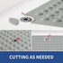 47"x 32", OTHWAY Extra Large Shower Mat TPE Non Slip Shower Mat for Shower Stall, Inside Walk in Shower Mats with Drain