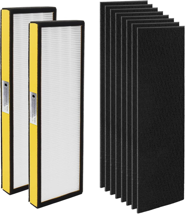 FLT4825 HEPA Filter B Replacement for Guardian Air Purifier Models, Includes 2 H13 HEPA Filters and 8 Carbon Pre-Filters