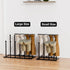 pickpiff Free Standing Shoe Racks - Black Metal Boot Rack for Dorm Room, Closet, Entryway, Fits 6 Pairs