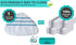 True & Tidy Extra Thick Mop Pad Pack Refill for STM-500, STM-700, and STM-700A Steam Mops, Machine Washable (4-Pack)