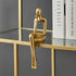 XINXUAN 3 Set Gold Statue Home Decor - Modern Bookshelf & Desk Decor - Piece