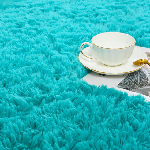 6ft 9ft, ISEAU Fluffy Rug Carpets Soft Shaggy Area Rugs Indoor Floor Mats for Kids Room Fuzzy Carpet Comfy Cute Nursery