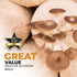 Outward Creations 40 Pack, 13" 4 4 0.2 Mushroom Grow and Spawn Bags - Extra Thick Polypropylene Material, Tear